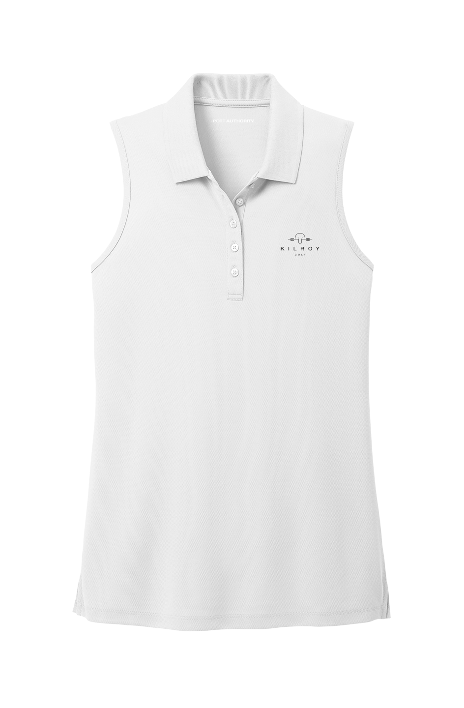 Embroidered Women's Sleeveless Polo
